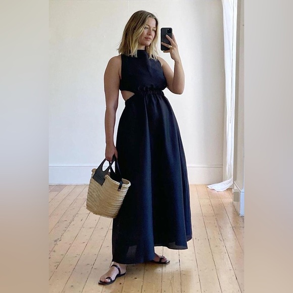 Sir the Label Alena Maxi Dress Black - Picture 12 of 14